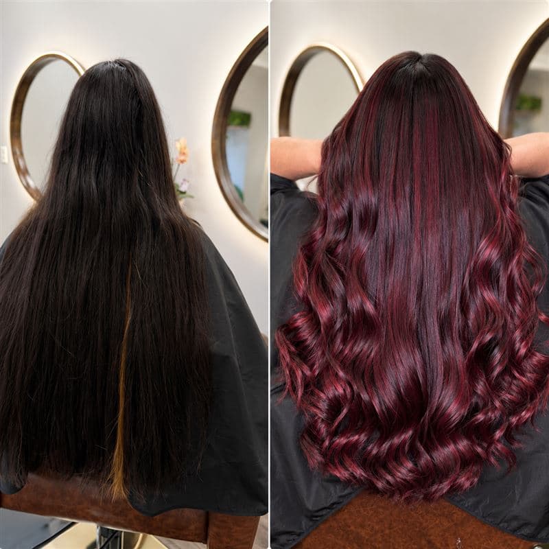 Balayage + matiz